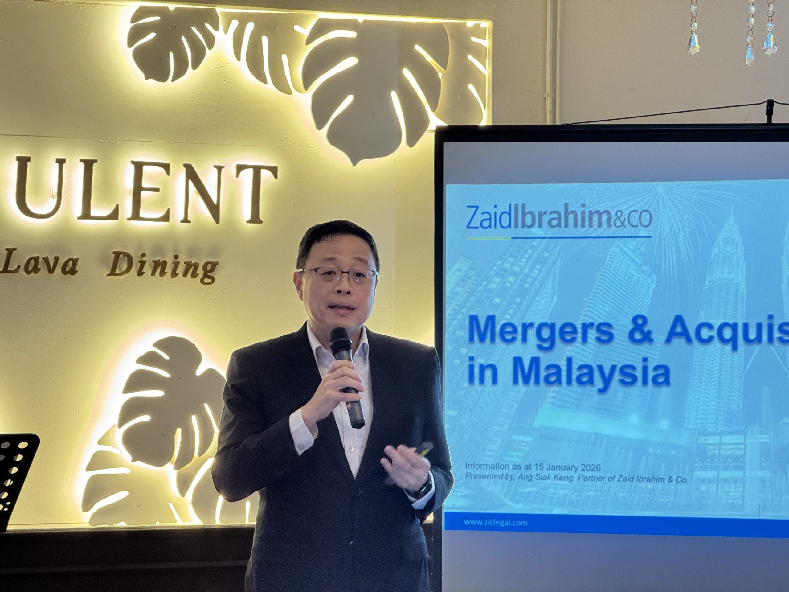 Mr. Ang Siak Keng from Zaid Ibrahim & Co