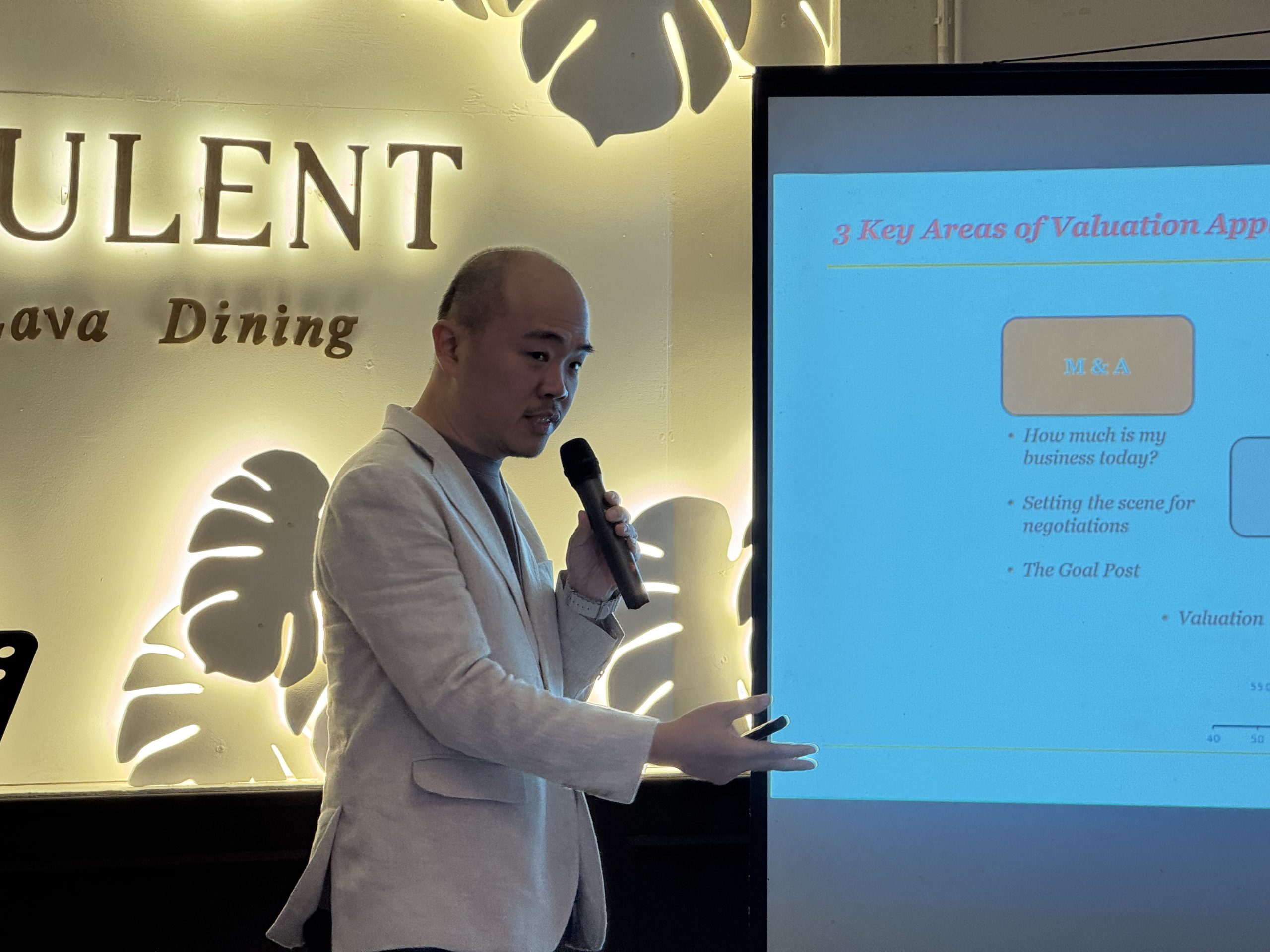 Mr. Lum Seng Choy from NX Advisory, representing Wise Rock Sdn. Bhd.