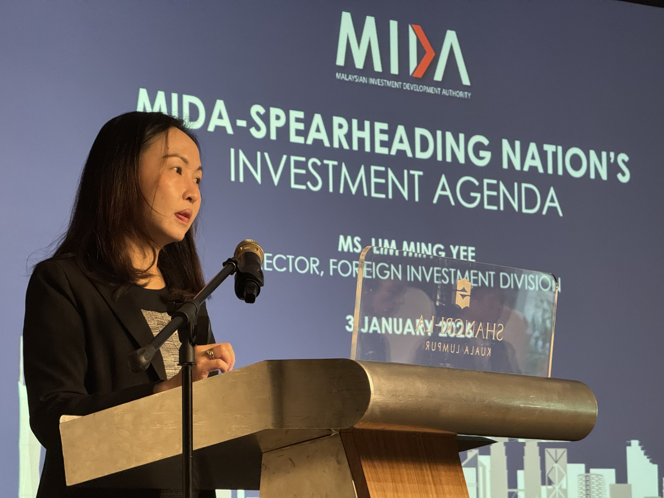 Ms. Lim Ming Yee (MIDA) speaking at Nihon M&A Center's M&A Study Program 2026