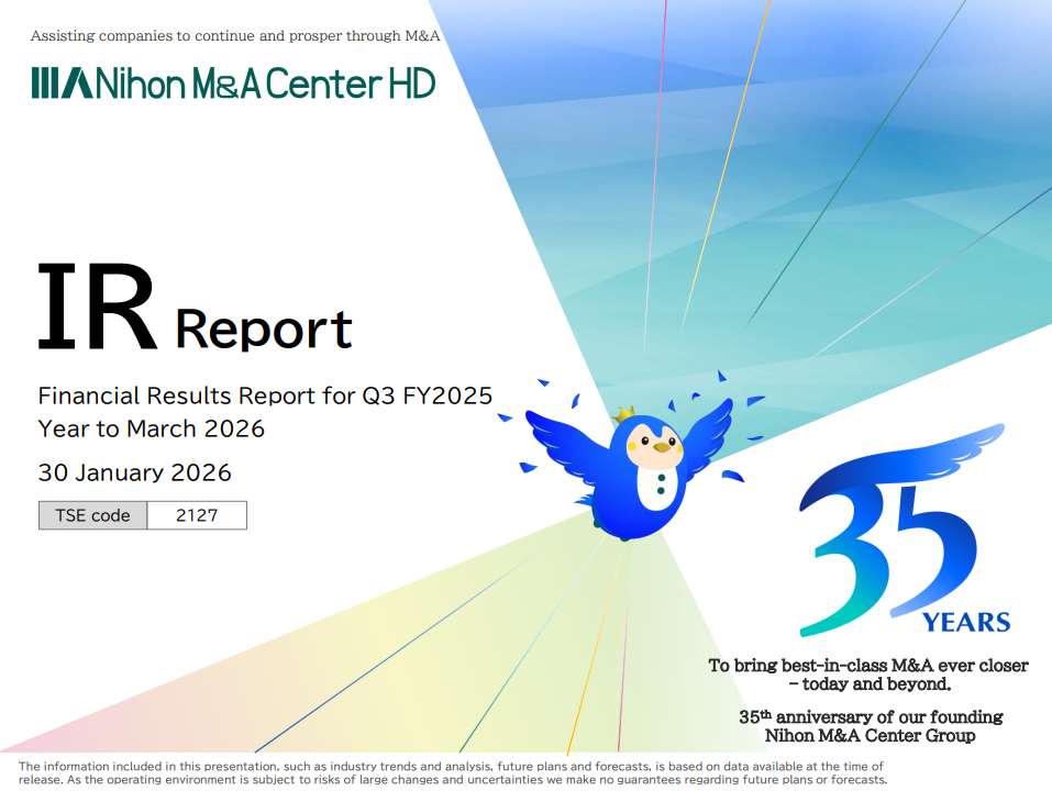 Integrated Report 2026 - Nihon M&A Center Inc.