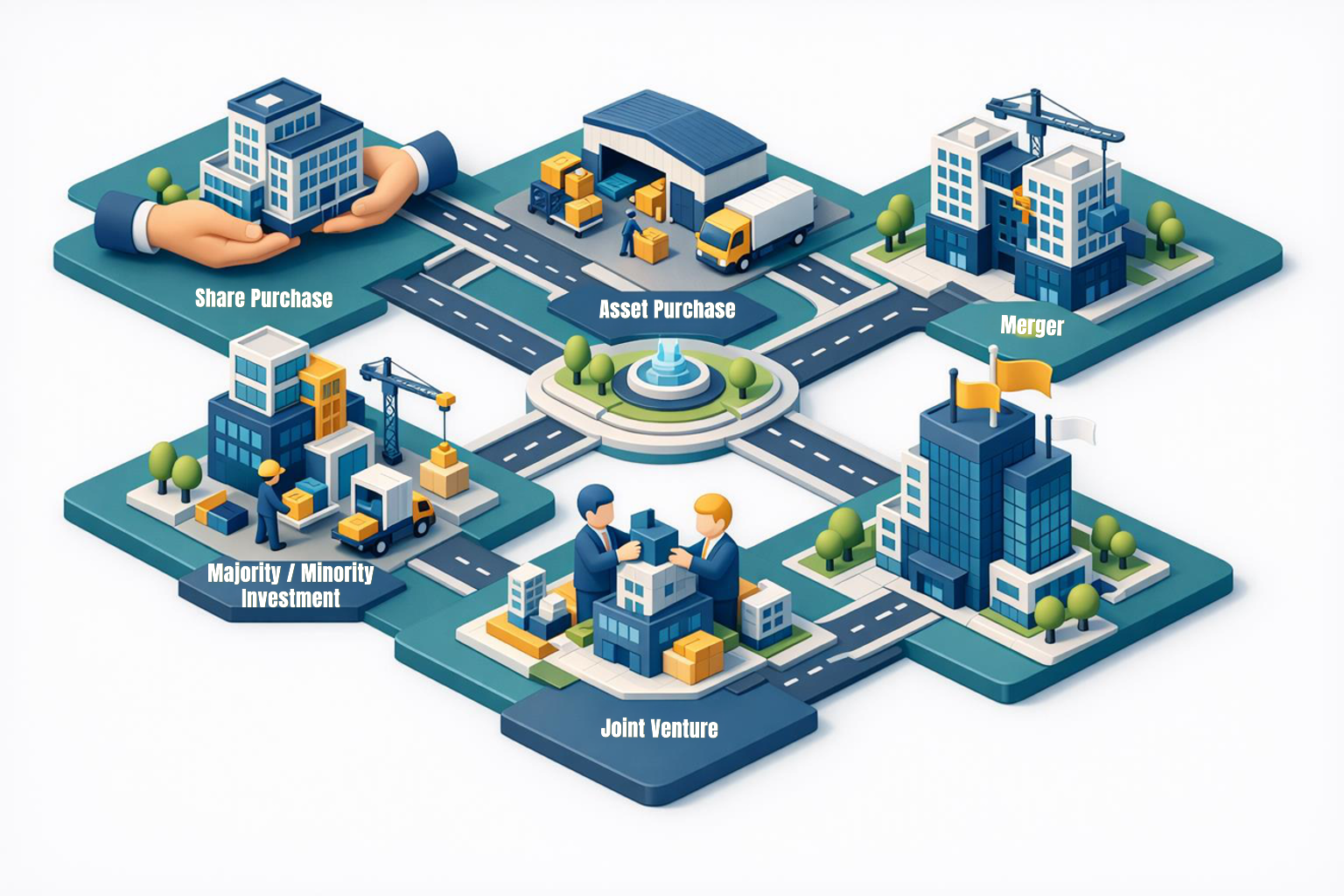 Understand the 5 Common M&A Deal Structures